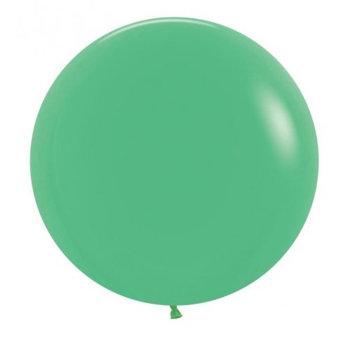 60cm Latex Round Plain Fashion Green Sempertex #222658- Pack of 3