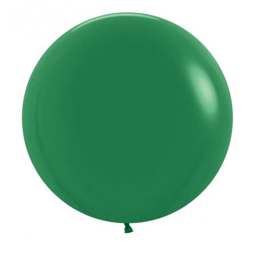 60cm Latex Round Plain Fashion Forest Green Sempertex #222660 - Pack of 3