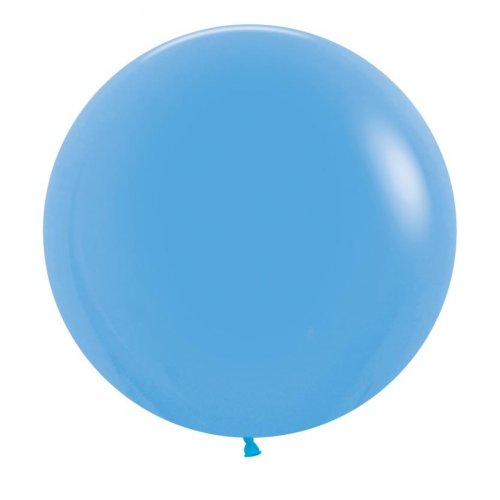 60cm Latex Round Plain Fashion Blue Sempertex #222663 - Pack of 3