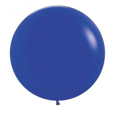 60cm Latex Round Plain Fashion Royal Blue Sempertex #222664 - Pack of 3