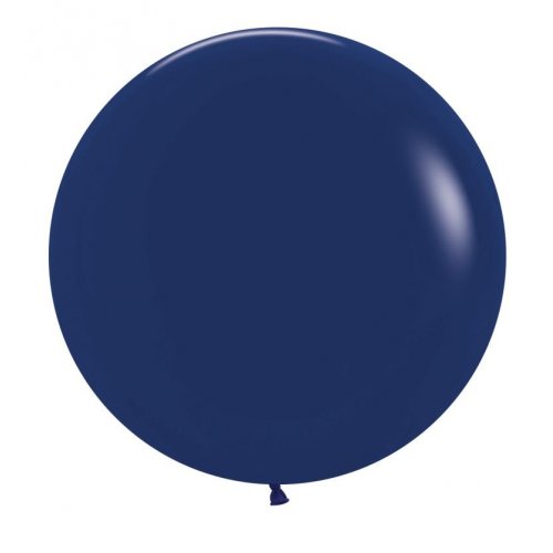 60cm Latex Round Plain Fashion Navy Blue Sempertex #222665 - Pack of 3