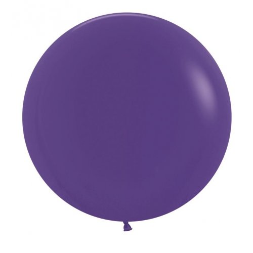 60cm Latex Round Plain Fashion Violet Sempertex #222667- Pack of 3