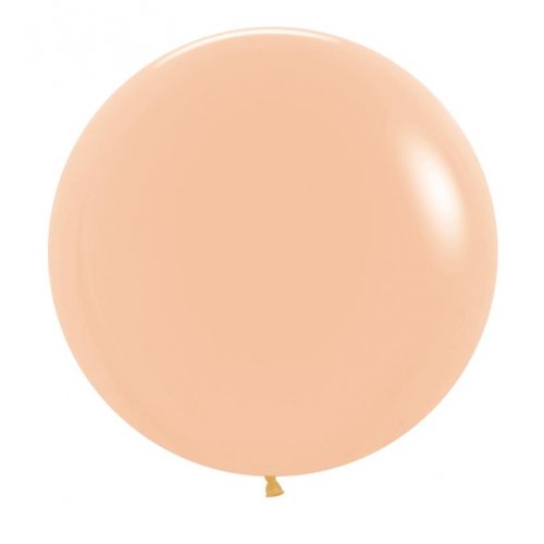 60cm Latex Round Plain Fashion Peach Blush Sempertex #222668 Pack of 3