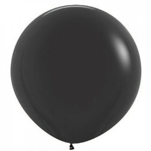 90cm/3' Latex Fashion BLACK - Pack of 3 #222709