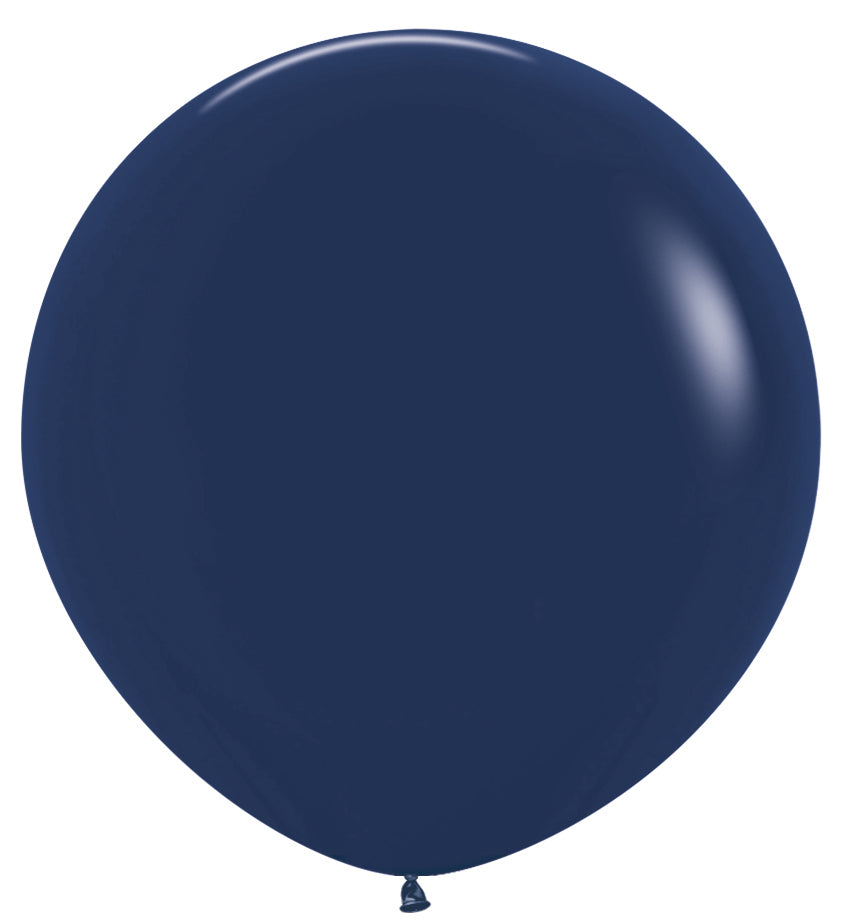 90cm/3' Latex Fashion NAVY BLUE - Pack of 3 #222717