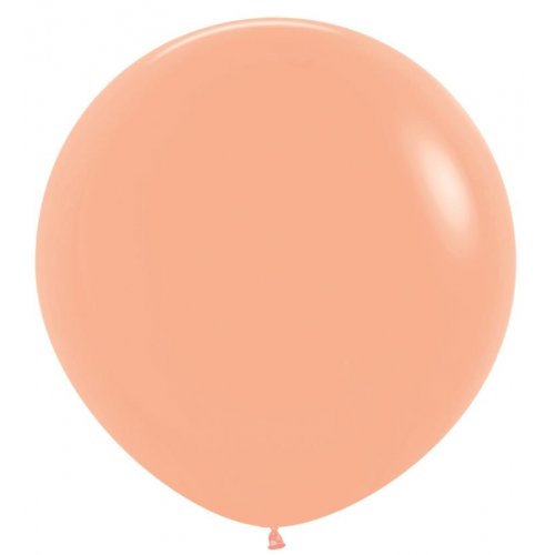 90cm Latex Round Plain Fashion Peach Sempertex #222719 Pack of 3