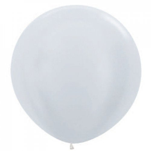 90cm/3' Latex Satin WHITE - Pack of 3 #222720