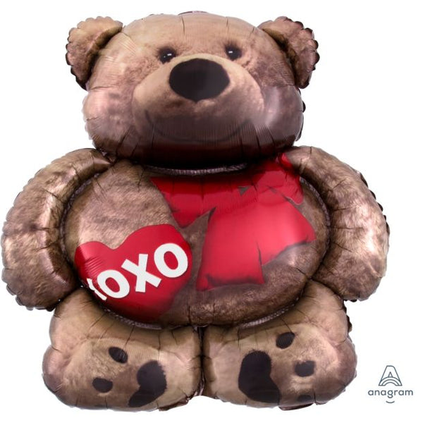 71cm Foil Shape Cuddly Bear #23215