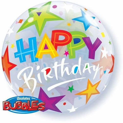 Air Bubbles Birthday Stars #23302 - 10ct SPECIAL ORDER ITEM