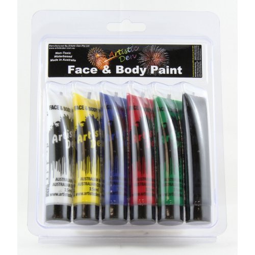 FACE PAINT Starter Kit 6 x 15ml tubes #252221