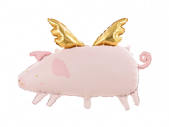 72cm Foil Shape PIG with Wings #FS26109