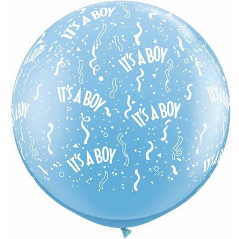 90cm Round Pale Blue It's A Boy-A-Round #29167 - Pack of 2 SPECIAL ORDER ITEM