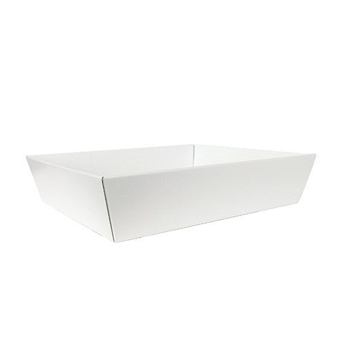 Stuffed Balloon Tray 350 x 300 x 90 Gloss White 350W