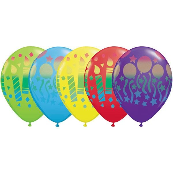 28cm Round Special Assorted Assorted Birthday Sprays #37498 - Pack of 50 SPECIAL ORDER ITEM