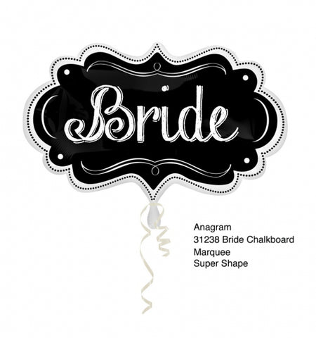 Shape Foil Bride Chalkboard 27