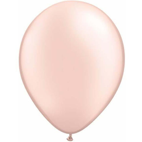 28cm Round Pearl Peach Qualatex Plain Latex #39809 - Pack of 25