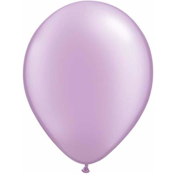 28cm Round Pearl Lavender Qualatex Plain Latex #39880 - Pack of 25