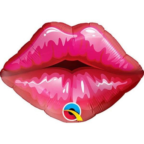 35cm Shape Foil Red Kissey Lips #40213 - Each (Unpkgd.) SPECIAL ORDER ITEM