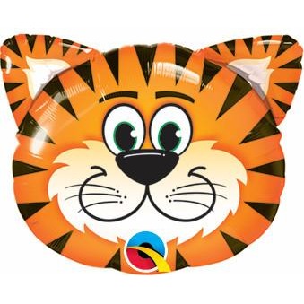 35cm Shape Foil Tickled Tiger #41808 - Each (Unpkgd.) SPECIAL ORDER ITEM