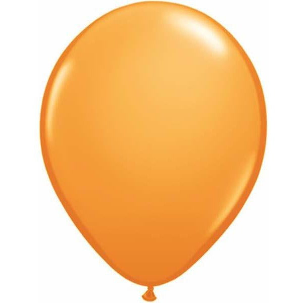 28cm Round Orange Qualatex Plain Latex #43761 - Pack of 100