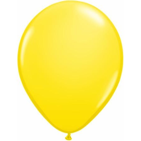 28cm Round Yellow Qualatex Plain Latex #43804 - Pack of 100