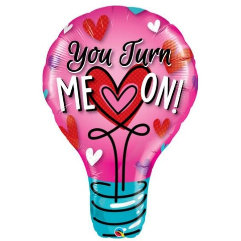 100cm Shape Foil You Turn Me On SW #46052 - Each (pkgd.)