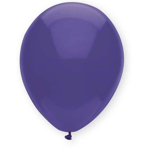 30cm Round Purple Funsational Plain Pkg #50050 - Pack of 50