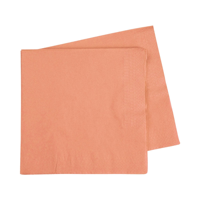 LUNCH Napkin 330mm PASTEL PEACH pack 40 #FS6072PCP