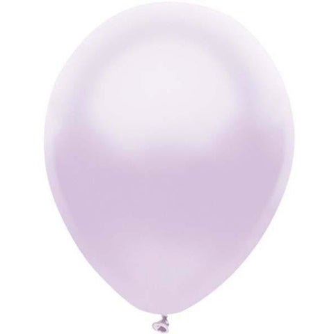 30cm Round Pearl Lilac Funsational Plain Pkg #65057 - Pack of 50