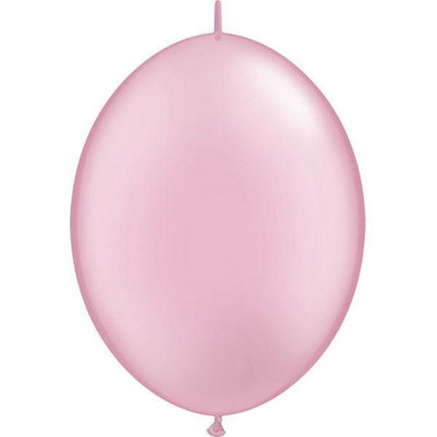 30cm Quick Link Pearl Pink Qualatex Quick Link Balloons #65334 - Pack of 50