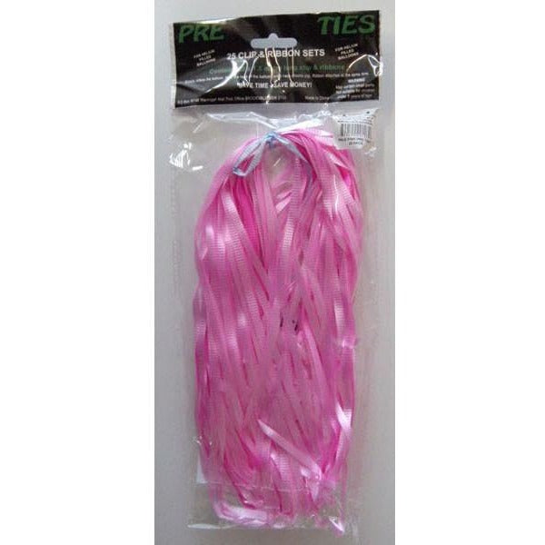 QX Quickie Ties 24mm Light Pink #73913 - Pack of 25