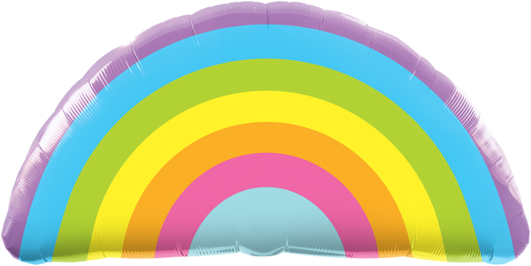 90cm Shape Foil Radiant Rainbow #78556 - Each (Pkgd.)