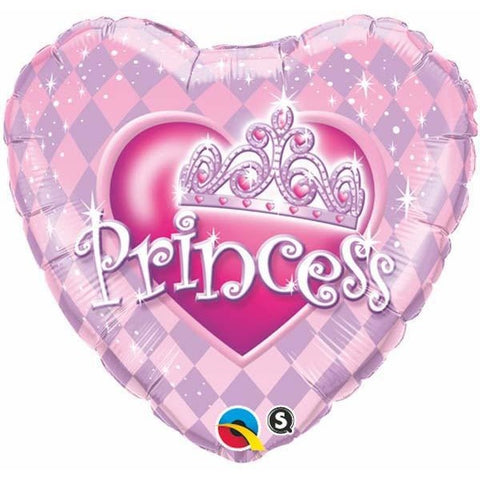 45cm Heart Foil Princess Tiara #82027 - Each (Pkgd.)