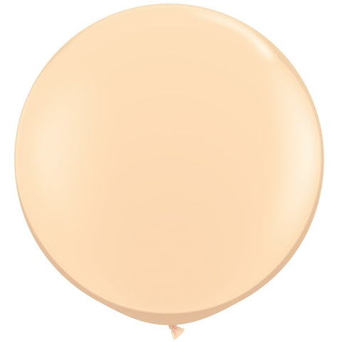 90cm Round Blush Qualatex Plain Latex #82987 - Pack of 2