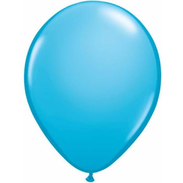 40cm Round Robin's Egg Blue Qualatex Plain Latex #82687 - Pack of 50 SPECIAL ORDER ITEM