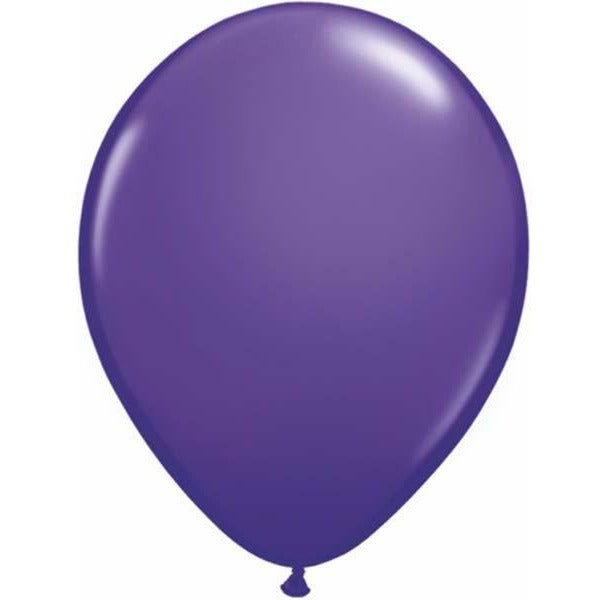 40cm Round Purple Violet Qualatex Plain Latex #82701 - Pack of 50 SPECIAL ORDER ITEM