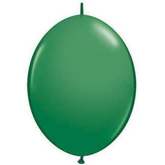 15cm Quick Link Green Qualatex Quick Link Balloons #90198 - Pack of 50