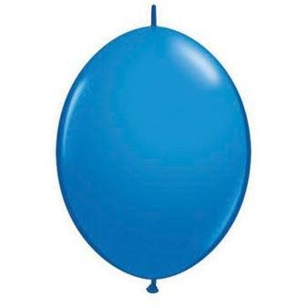 15cm Quick Link Dark Blue Qualatex Quick Link Balloons #90175 - Pack of 50