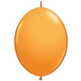 15cm Quick Link Orange Qualatex Quick Link Balloons #90179 - Pack of 50