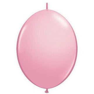 15cm Quick Link Pink Qualatex Quick Link Balloons #90180 - Pack of 50