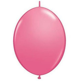 15cm Quick Link Rose Qualatex Quick Link Balloons #90214 - Pack of 50