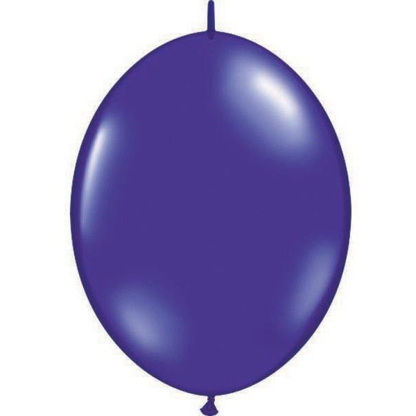 15cm Quick Link Quartz Purple Qualatex Quick Link Balloons #90363 - Pack of 50 SPECIAL ORDER ITEM