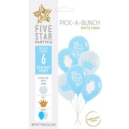 30cm Pick A Bunch Fairytale PRINCE  - pack of 6 #750095