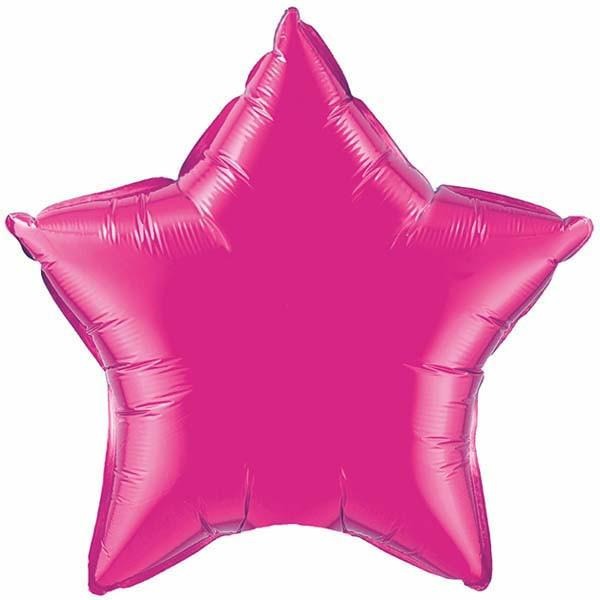 50cm Star Foil Magenta Plain Foil #99337 - Each (Unpkgd.)