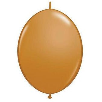 15cm Quick Link Mocha Brown Qualatex Quick Link Balloons #99865 - Pack of 50