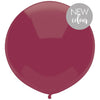 43cm Round Deep Burgundy Outdoor Balloon #84287 - Pack of 50