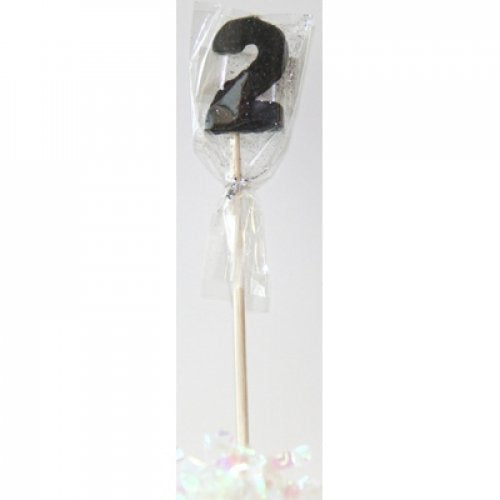 Long Stick Candle Two Black #447402 Each