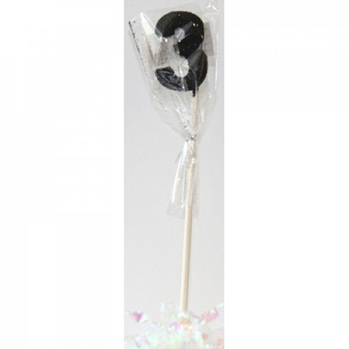 Long Stick Candle Three Black #447403 Each