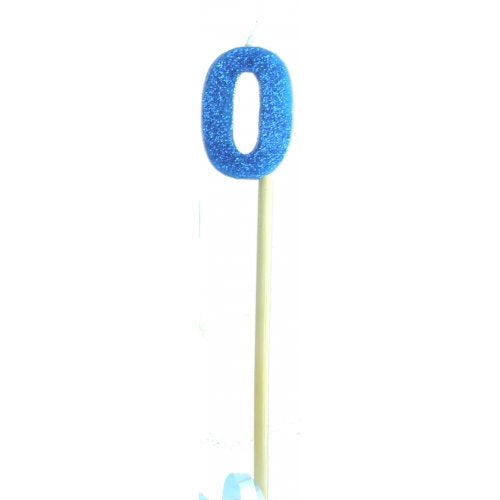 Long Stick Candle Zero Blue #447700 Each