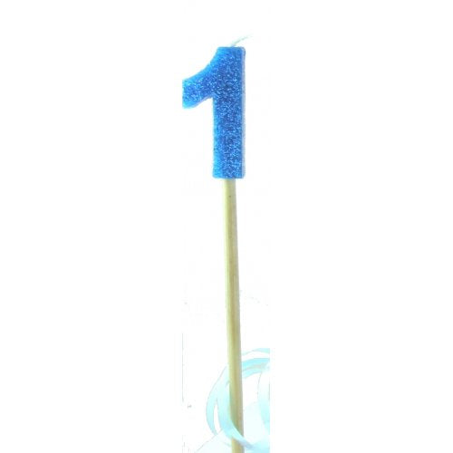 Long Stick Candle One Blue #447701 Each